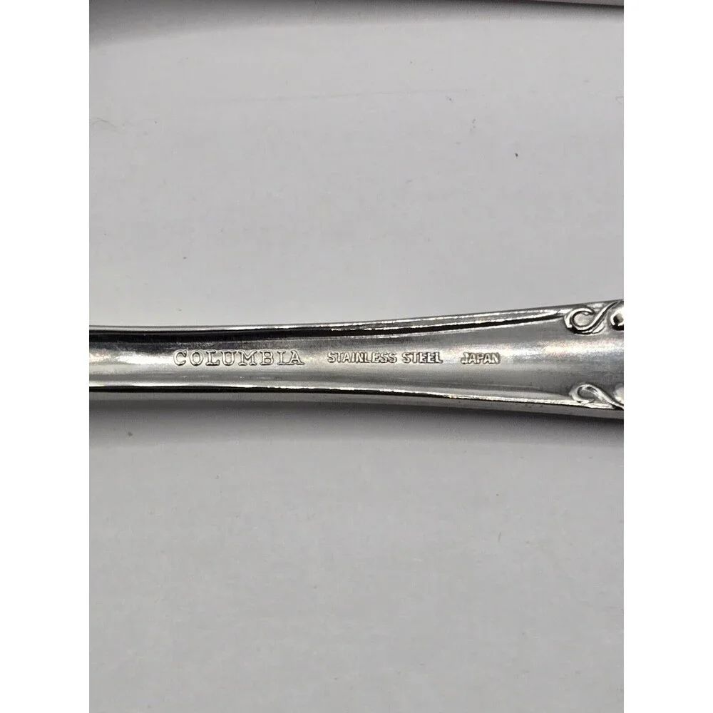 Columbia Beaded Handle Stainless Steel Flatware Serving Set 5 pcs.